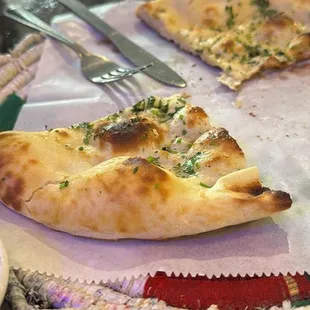 Garlic naan .... Mmmm dunk it in the tika masala sauce