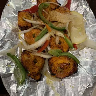 Chicken Tikka Boti On Skewer