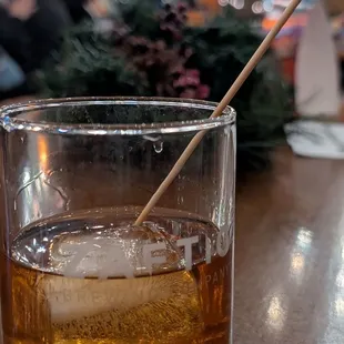 Their old fashioned is always a good choice if you&apos;re feeling something other than a beer.