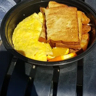 Macintosh Apple And Vermont Sharp Cheddar Cheese Omelette