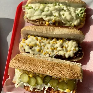 three different types of subs