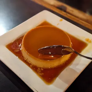 caramel flan