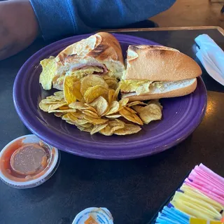 Egg, Ham and Cheese Sandwich