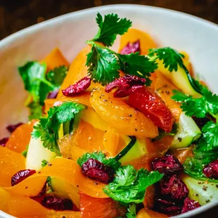 a bowl of fruit salad