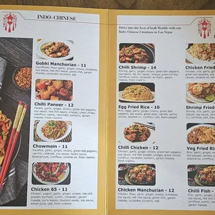 ramen and noodles, menu