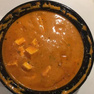 Shahi Paneer, generous portion, delicious