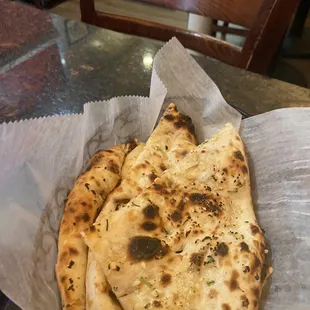 Garlic naan