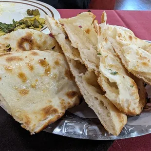 Garlic naan
