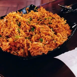 Colorado Lamb Biryani. Absolutely FANTASTIC.