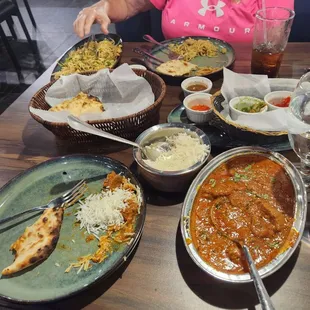 Lamb Curry and Masala Noodles