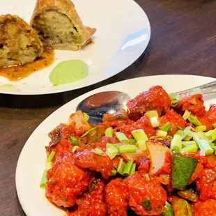 3. Vegetable Samosa  14. Chicken 65