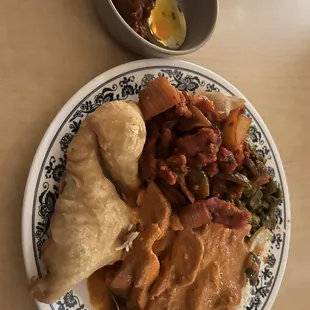 a plate of food