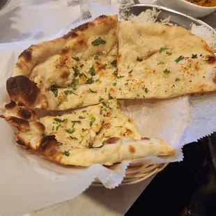 The Garlic Naan and the others are all great!