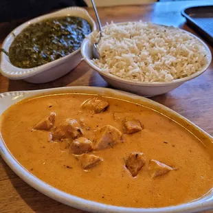 02.23.22 - Chicken Tikka Masala, Chicken Saag and Basmati Rice