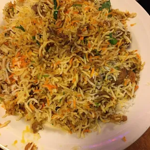 Biryani. Perfectly spiced.