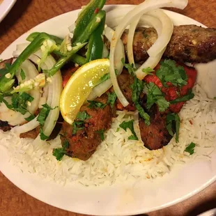 Zaika kabob combo. All the proteins were on point here. Rice was good.