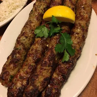 Chicken seekh. Some of the best I've ever had. Insanely fresh.