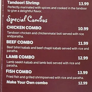 Lamb combo states with rice, I got no rice at all and the only reason I ordered it.