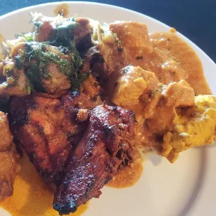 Chicken Tikka Masala, Goat Masala?, Chicken &amp; Vegetable fritters?, and more!