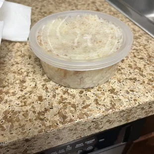 This is what they call a side of rice that cost $9.99