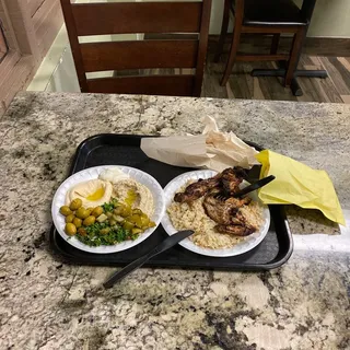Half Chicken Plate