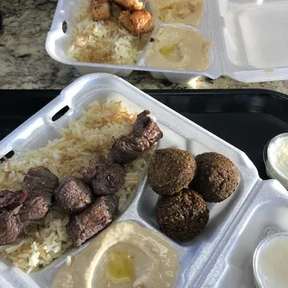 Chicken Kabab Combo Plate