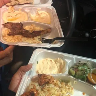 Lamb Kabab Combo Plate
