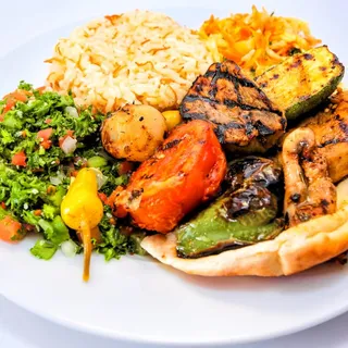 Veggie Kabab Combo Plate
