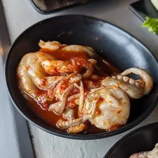 spicy baby octopus
