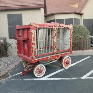 Just outside the parking lot chillin