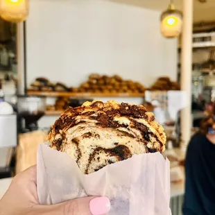 Double chocolate babka