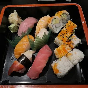 sashimi, sushi and sashimi, sushi, food