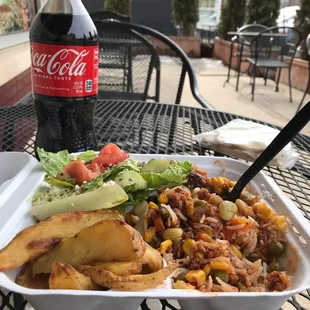 Delicious daily lunch specials come with 2 sides