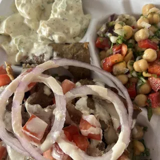 Beef-Lamb Gyro Special Plate
