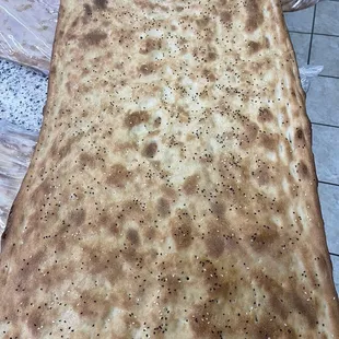 Super fresh afghan bread from oven ready to eat yummy