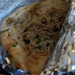 Garlic naan