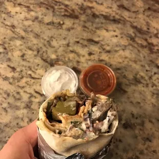 Steak shawarma Steak Shawarma Wrap ( Zam Zam Style )