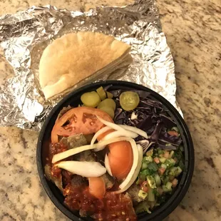 Gyro rice bowl