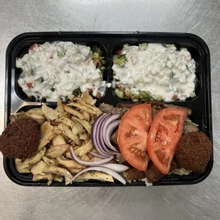 Windy Plate ( Chicken Shawarma - Gyro - Falafel )