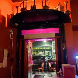 Front entrance looking from inside