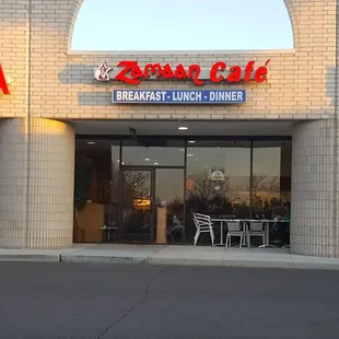 Storefront for Zamaan Café Eisenhower