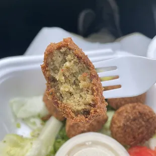 Inside Falafel Appetizer