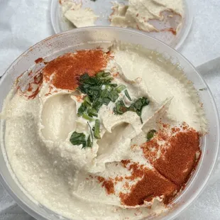 Large Traditional Hummus Specialty. Wow so much flavor and seasoning. This is the best