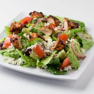 a plate of salad