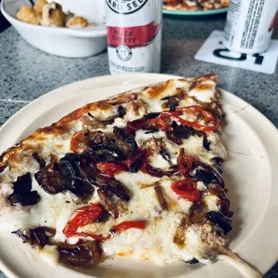 Slice of the Day - Sausage &amp; Roasted Veggies