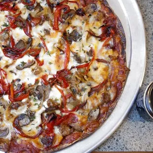 Sausage, Roasted Vegetable, Fresh Thyme.