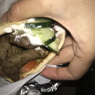 Lamb Gyro. Yum!