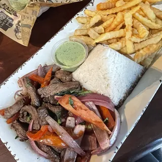 Lomo Saltado Lunch