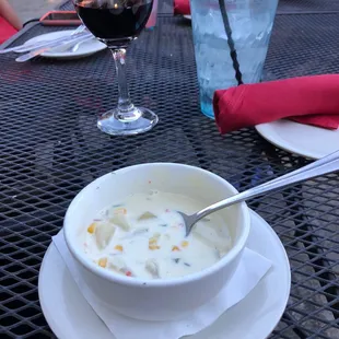 Probably the best corn chowder soup I&apos;ve ever had!