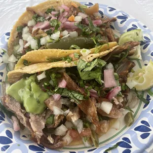 Their green salsa and the habenero picked onions are amazing